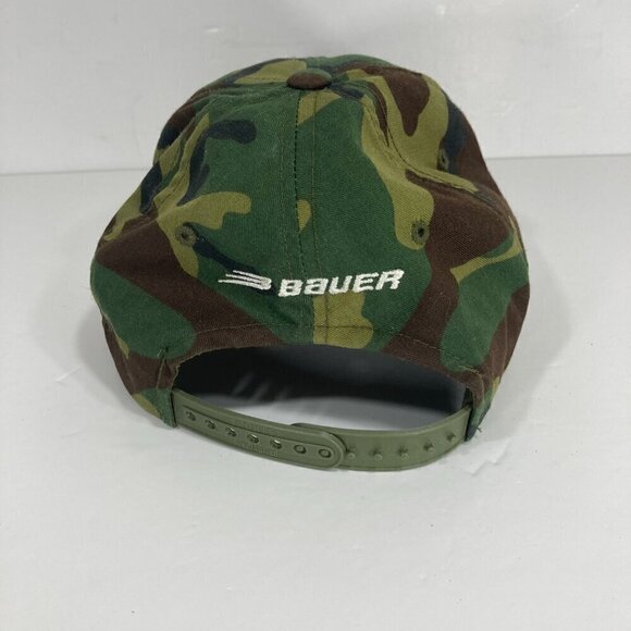 Vintage Sports Specialities North Bay Battalion Camo Hockey Snapback Hat Cap - Picture 4 of 15